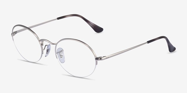 Ray-Ban RB6457 Silver MetalEyeglass Frames from EyeBuyDirect, Angle View