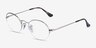 Ray-Ban RB6457 Silver MetalEyeglass Frames from EyeBuyDirect, Angle View