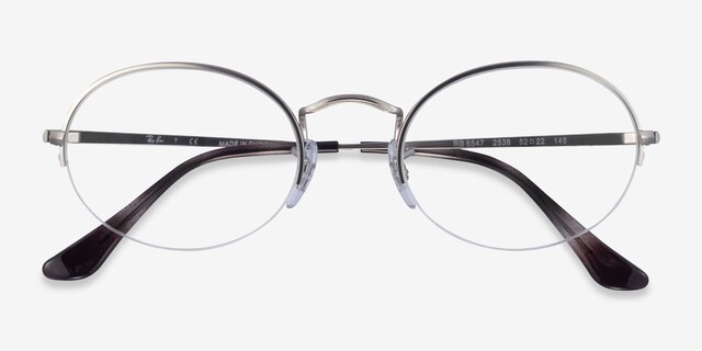 Ray-Ban RB6457 Silver MetalEyeglass Frames from EyeBuyDirect, Closed View