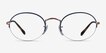 Ray-Ban RB6457 Blue MetalEyeglass Frames from EyeBuyDirect, Front View