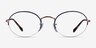 Ray-Ban RB6457 Blue MetalEyeglass Frames from EyeBuyDirect, Front View