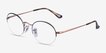Ray-Ban RB6457 Blue MetalEyeglass Frames from EyeBuyDirect, Angle View
