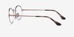Ray-Ban RB6457 Blue MetalEyeglass Frames from EyeBuyDirect, Side View