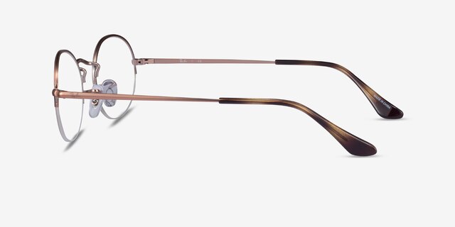 Ray-Ban RB6457 Blue MetalEyeglass Frames from EyeBuyDirect, Side View
