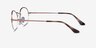 Ray-Ban RB6457 Blue MetalEyeglass Frames from EyeBuyDirect, Side View