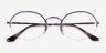 Ray-Ban RB6457 Blue MetalEyeglass Frames from EyeBuyDirect, Closed View