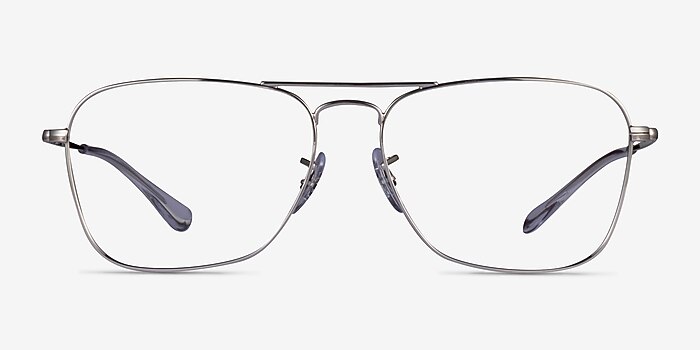 Ray-Ban RB6536 Silver Metal Eyeglass Frames from EyeBuyDirect