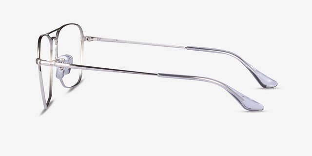 Ray-Ban RB6536 Silver MetalEyeglass Frames from EyeBuyDirect, Side View