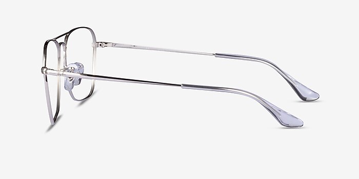 Ray-Ban RB6536 Silver Metal Eyeglass Frames from EyeBuyDirect
