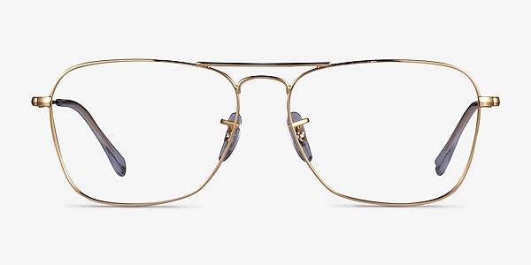 Ray-Ban RB6536 Gold Metal Eyeglass Frames