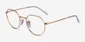 Ray-Ban RB6465 Jack Gold MetalEyeglass Frames from EyeBuyDirect, Angle View