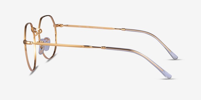 Ray-Ban RB6465 Jack Gold Metal Eyeglass Frames from EyeBuyDirect
