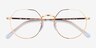 Ray-Ban RB6465 Jack Gold MetalEyeglass Frames from EyeBuyDirect, Closed View