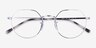 Ray-Ban RB6465 Jack Silver Ivory Tortoise MetalEyeglass Frames from EyeBuyDirect, Closed View
