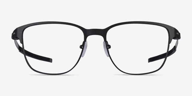 Oakley Seller Black MetalEyeglass Frames from EyeBuyDirect, Front View