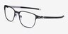 Oakley Seller Black MetalEyeglass Frames from EyeBuyDirect, Angle View