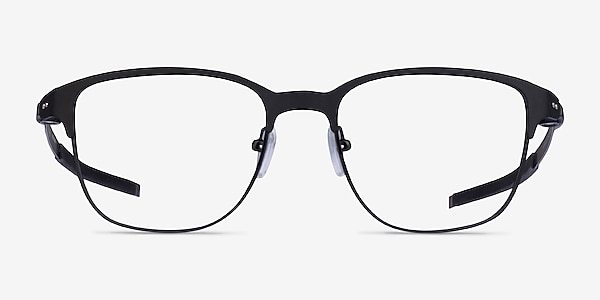 Oakley Seller Matte Black Metal Eyeglass Frames
