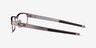 Oakley Metal Plate Gunmetal MetalEyeglass Frames from EyeBuyDirect, Side View