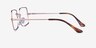 Ray-Ban RB1969V Copper MetalEyeglass Frames from EyeBuyDirect, Side View