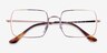 Ray-Ban RB1969V Copper MetalEyeglass Frames from EyeBuyDirect, Closed View
