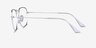 Ray-Ban RB3857V Silver MetalEyeglass Frames from EyeBuyDirect, Side View