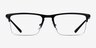 ARNETTE Tail Matte Black MétalMontures de lunettes de vue d'EyeBuyDirect, Vue de Face