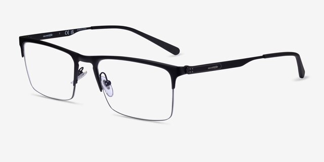 ARNETTE Tail Matte Black MétalMontures de lunettes de vue d'EyeBuyDirect, Vue d'Angle