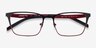ARNETTE Fizz Matte Black MetalEyeglass Frames from EyeBuyDirect, Closed View