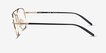 ARNETTE Layne Shiny Brushed Gold MetalEyeglass Frames from EyeBuyDirect, Side View