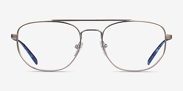 ARNETTE Layne Shiny Brushed Gunmetal Metal Eyeglass Frames