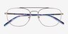 ARNETTE Layne Shiny Brushed Gunmetal MetalEyeglass Frames from EyeBuyDirect, Closed View