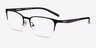 ARNETTE Makaii Black MetalEyeglass Frames from EyeBuyDirect, Angle View