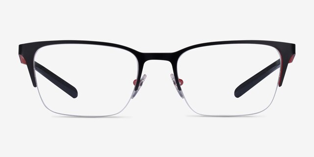 ARNETTE Makaii Matte Black MetalEyeglass Frames from EyeBuyDirect, Front View