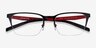 ARNETTE Makaii Matte Black MetalEyeglass Frames from EyeBuyDirect, Closed View