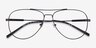 ARNETTE Wharf Matte Black MetalEyeglass Frames from EyeBuyDirect, Closed View