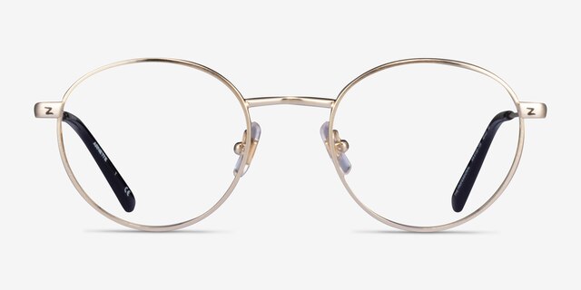 ARNETTE AN6132 The Professional Brushed Light Gold MetalEyeglass Frames from EyeBuyDirect, Front View