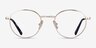 ARNETTE AN6132 The Professional Brushed Light Gold MetalEyeglass Frames from EyeBuyDirect, Front View