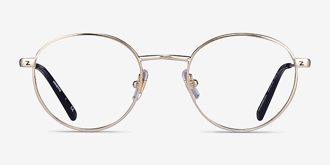 ARNETTE AN6132 The Professional Brushed Light Gold Metal Eyeglass Frames