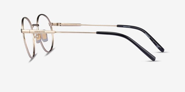 ARNETTE AN6132 The Professional Brushed Light Gold MetalEyeglass Frames from EyeBuyDirect, Side View