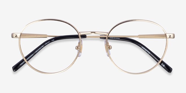 ARNETTE AN6132 The Professional Brushed Light Gold MetalEyeglass Frames from EyeBuyDirect, Closed View