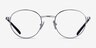 ARNETTE AN6132 The Professional Brushed Gunmetal MetalEyeglass Frames from EyeBuyDirect, Front View
