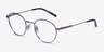 ARNETTE AN6132 The Professional Brushed Gunmetal MetalEyeglass Frames from EyeBuyDirect, Angle View