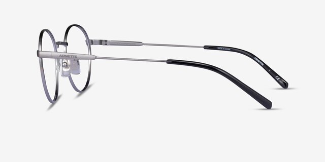 ARNETTE AN6132 The Professional Brushed Gunmetal MetalEyeglass Frames from EyeBuyDirect, Side View