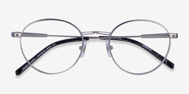 ARNETTE AN6132 The Professional Brushed Gunmetal MetalEyeglass Frames from EyeBuyDirect, Closed View