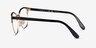 Vogue Eyewear VO4088 Black Gold MetalEyeglass Frames from EyeBuyDirect, Side View