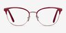 Vogue Eyewear VO4088 Red Gold MetalEyeglass Frames from EyeBuyDirect, Front View