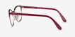Vogue Eyewear VO4088 Red Gold MetalEyeglass Frames from EyeBuyDirect, Side View