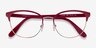 Vogue Eyewear VO4088 Red Gold MetalEyeglass Frames from EyeBuyDirect, Closed View