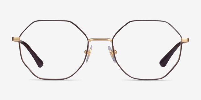 Vogue Eyewear VO4094 Gold MetalEyeglass Frames from EyeBuyDirect, Front View