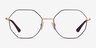 Vogue Eyewear VO4094 Gold MetalEyeglass Frames from EyeBuyDirect, Front View